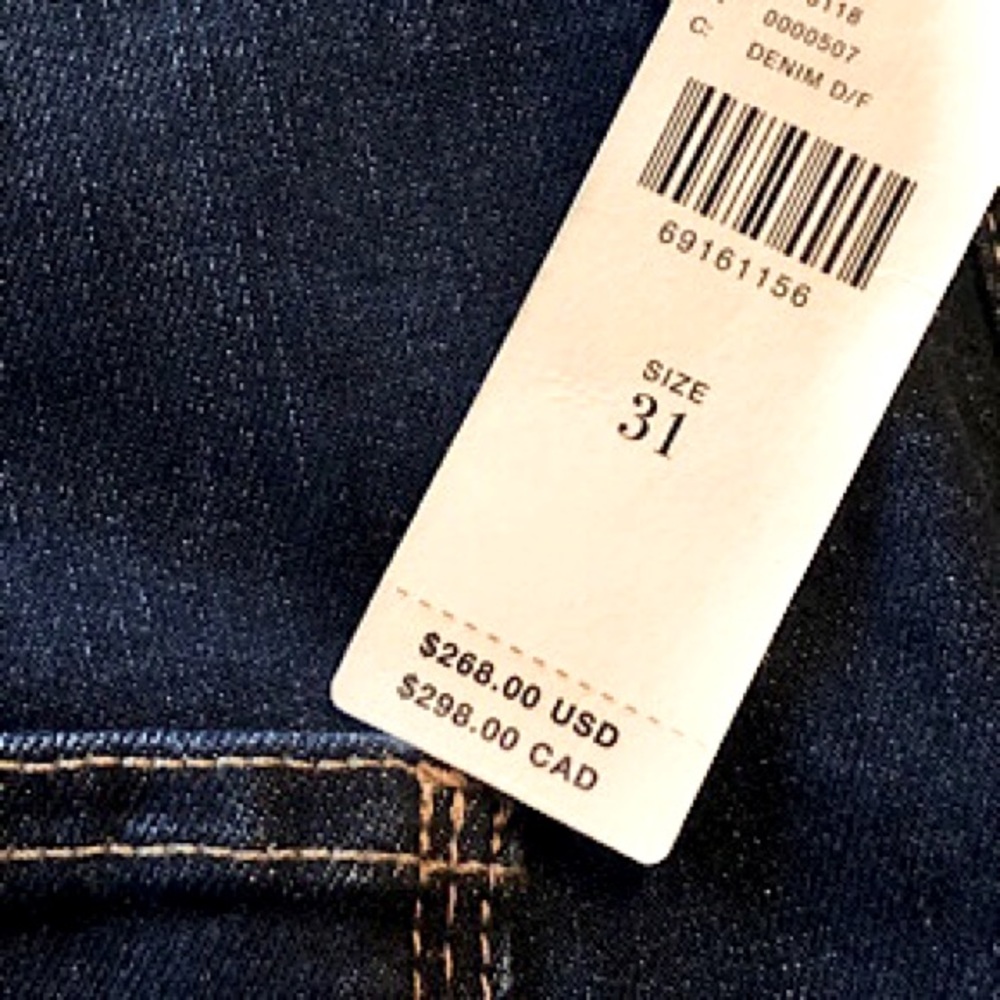 “NEW” MOTHER High-Waist Smokin Double Welt Heel Jean - Picture 10 of 11